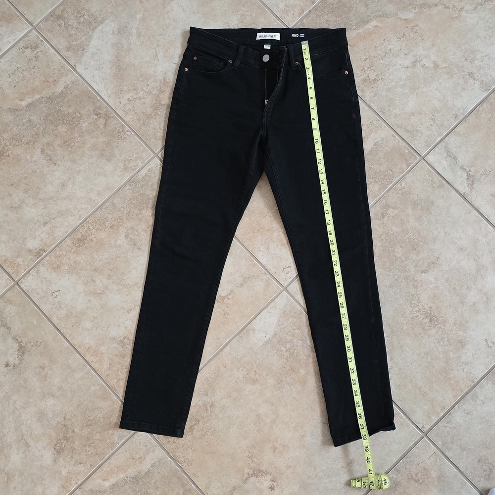 Warp + Weft Men's HND Tokio Black Skinny Jeans